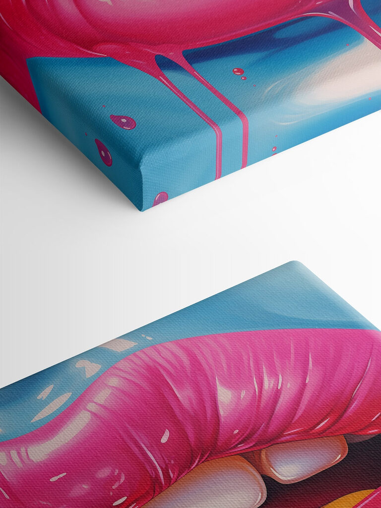 Luscious lips with a vibrant twist Luscious lips with a vibrant twist