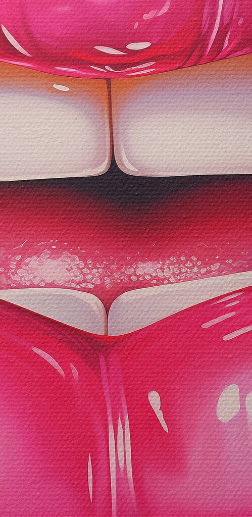 Luscious lips with a vibrant twist Luscious lips with a vibrant twist