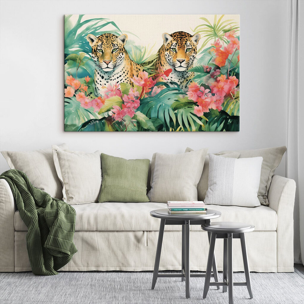 Couple of cheetahs in the jungle