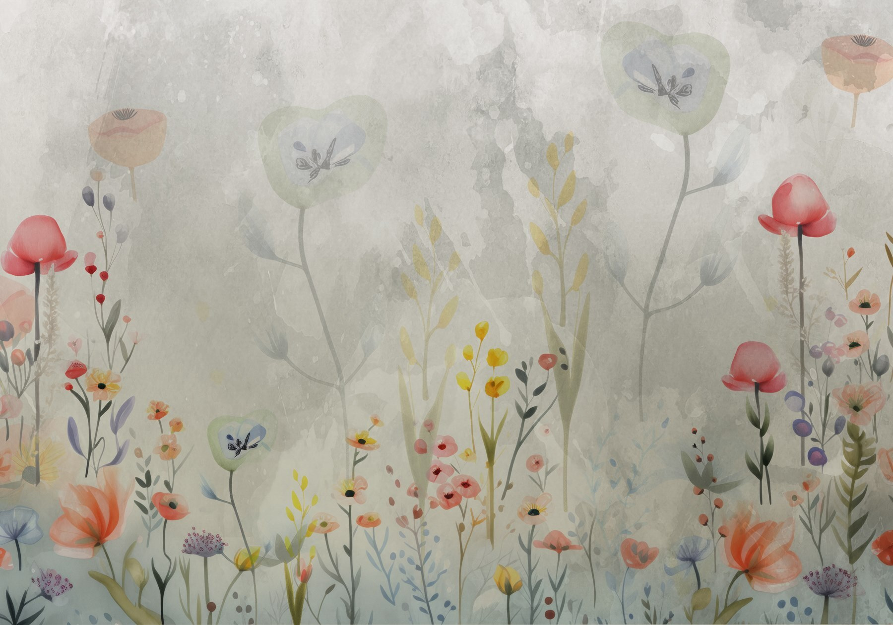 Painting of flowers and plants Painting of flowers and plants