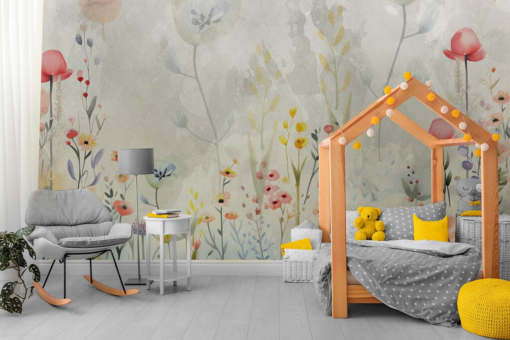 Painting of flowers and plants Painting of flowers and plants