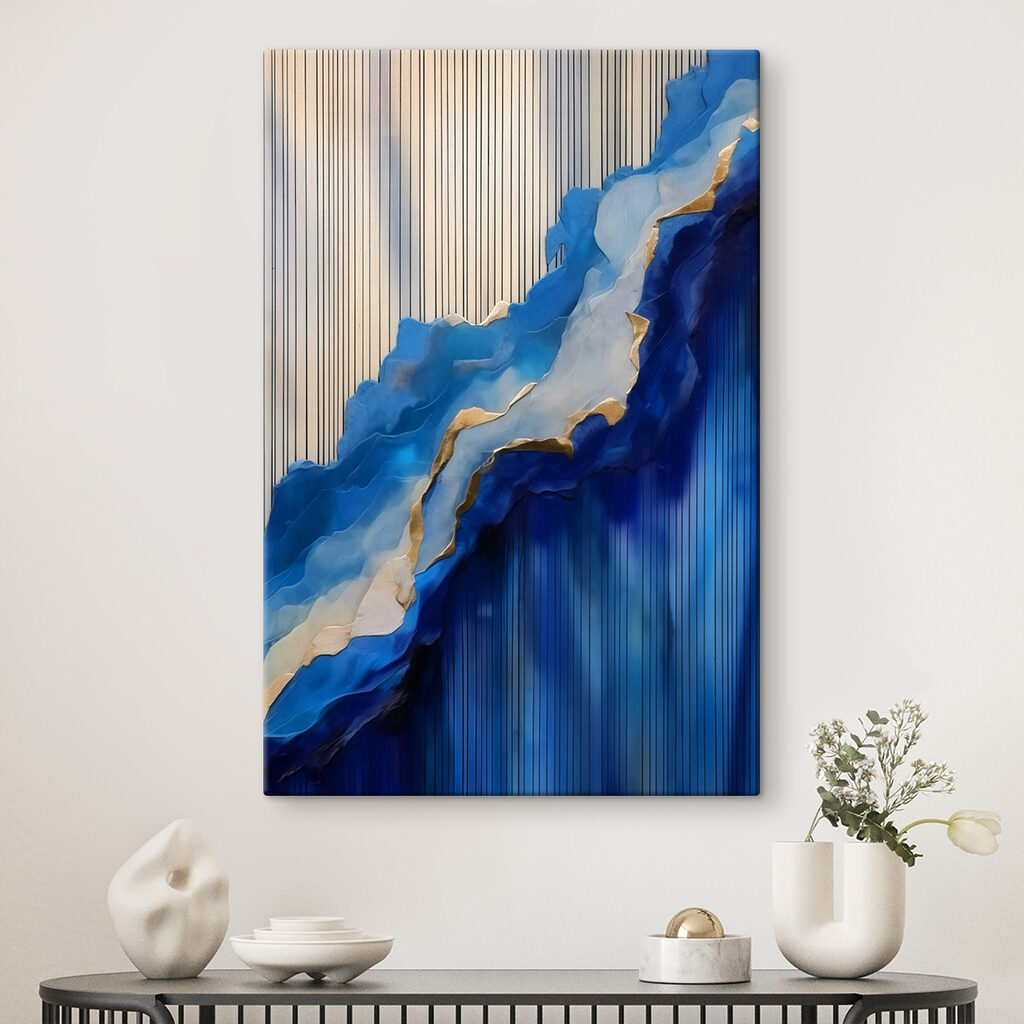 Fluid hues in abstract harmony