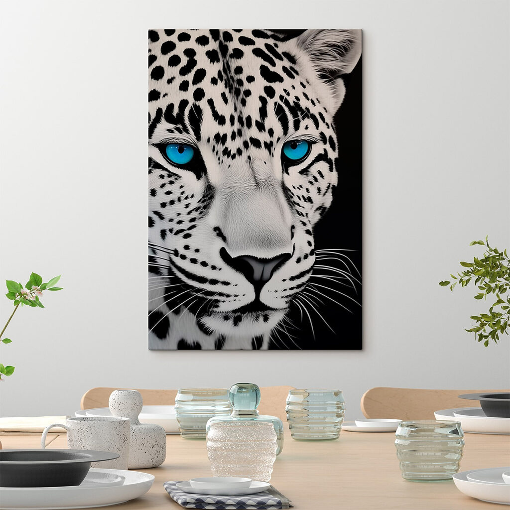 Striking beauty in black and white