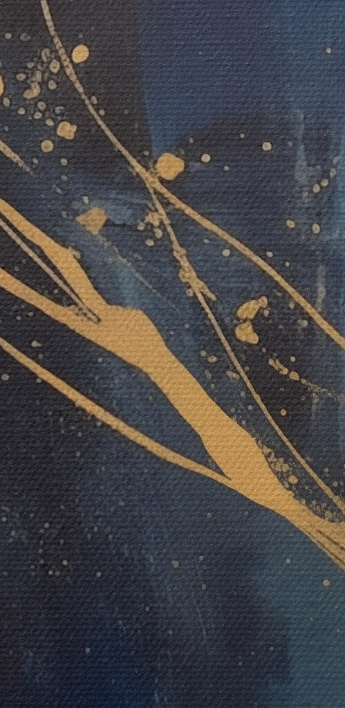 Blue and yellow painting Blue and yellow painting