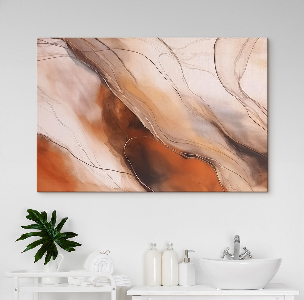 Flowing lines in warm tones Flowing lines in warm tones