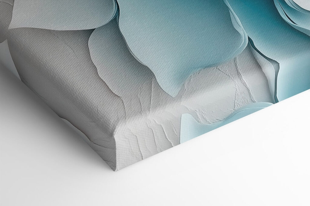 White flower made of paper