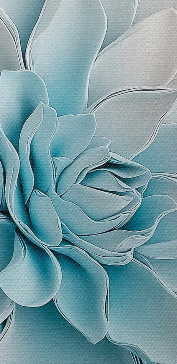 White flower made of paper White flower made of paper