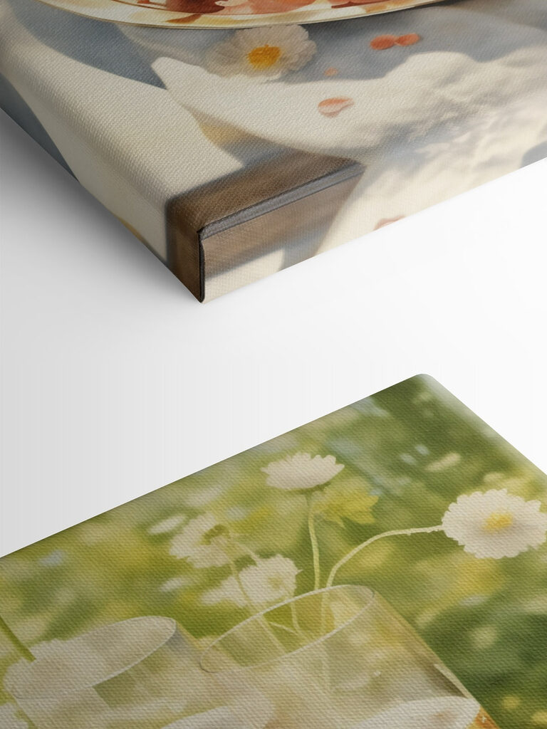 Tray of champagne and strawberries