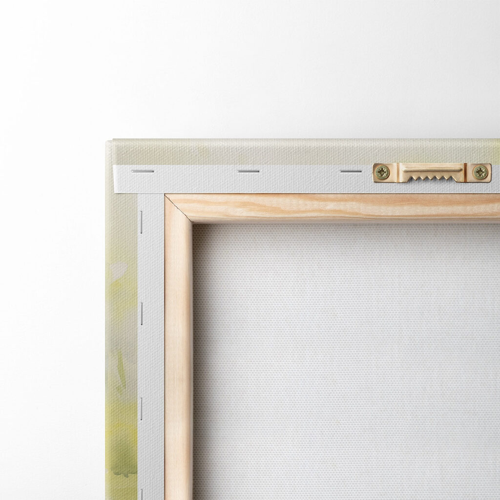 Watercolor painting of two glasses of champagne and strawberries on a tray