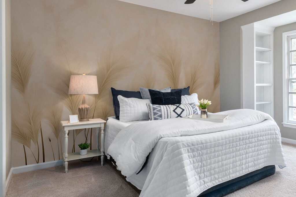 Group of feathers on a beige background Group of feathers on a beige background