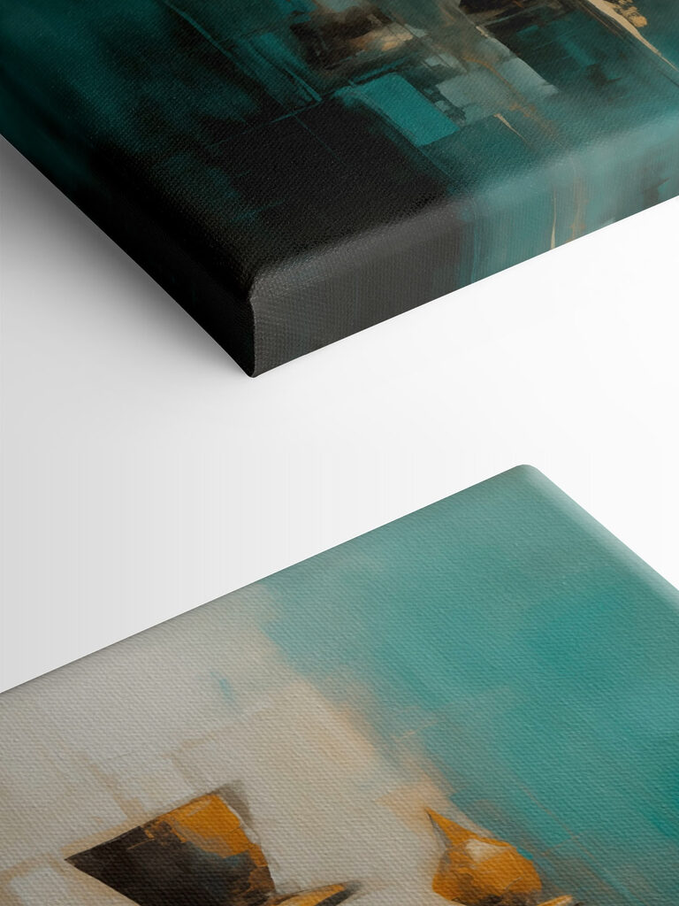 Painting of chess pieces