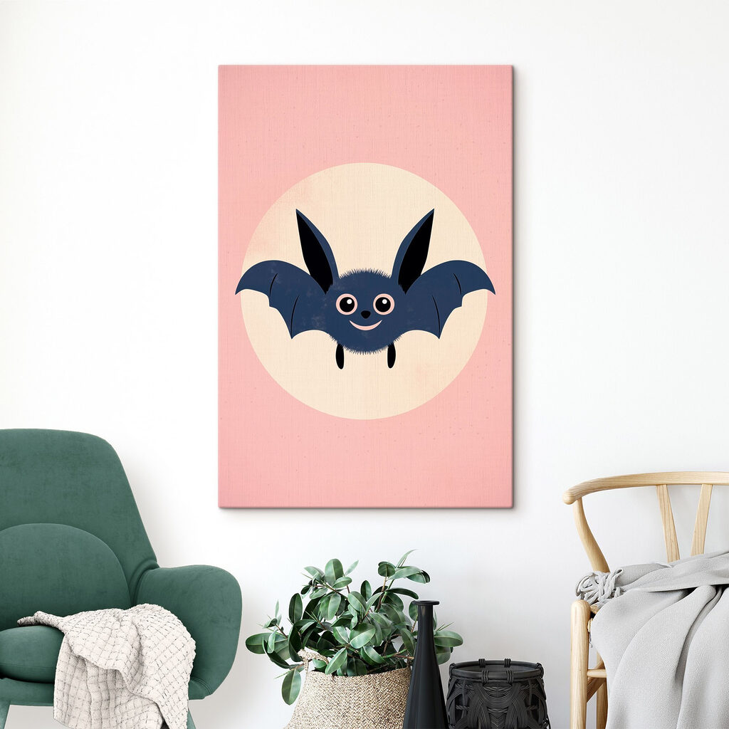 Cartoon of a bat