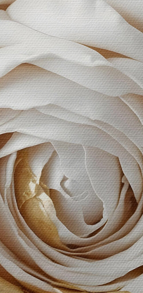 Exquisite floral artistry in white and gold