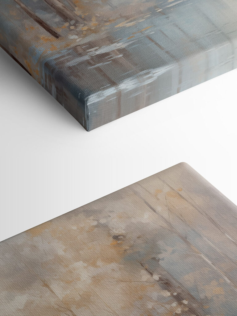 Water with trees and leaves