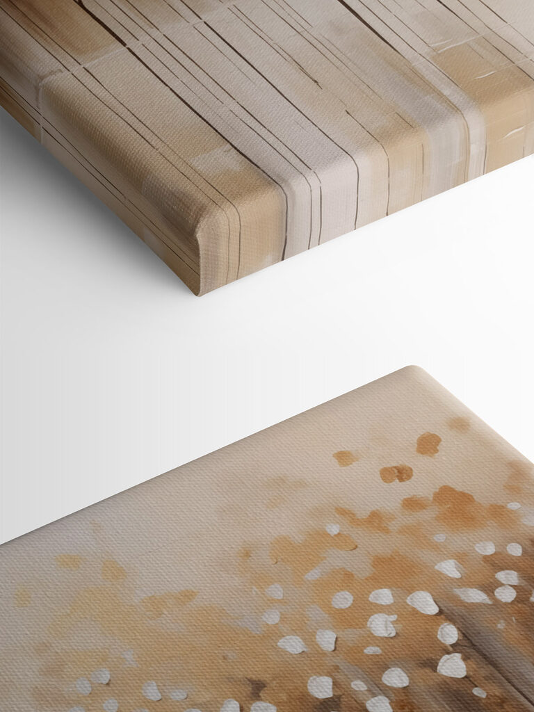 Serene trees in soft hues