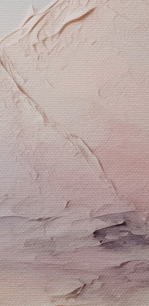 Painting of a mountain range Painting of a mountain range
