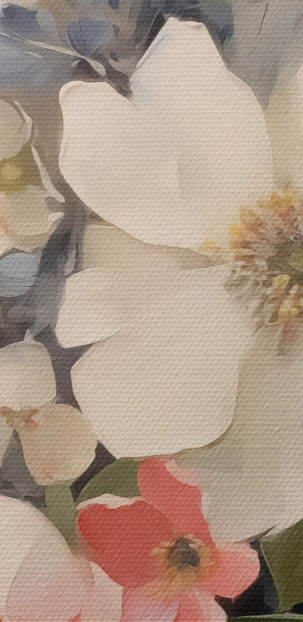 Painting of flowers in a vase Painting of flowers in a vase