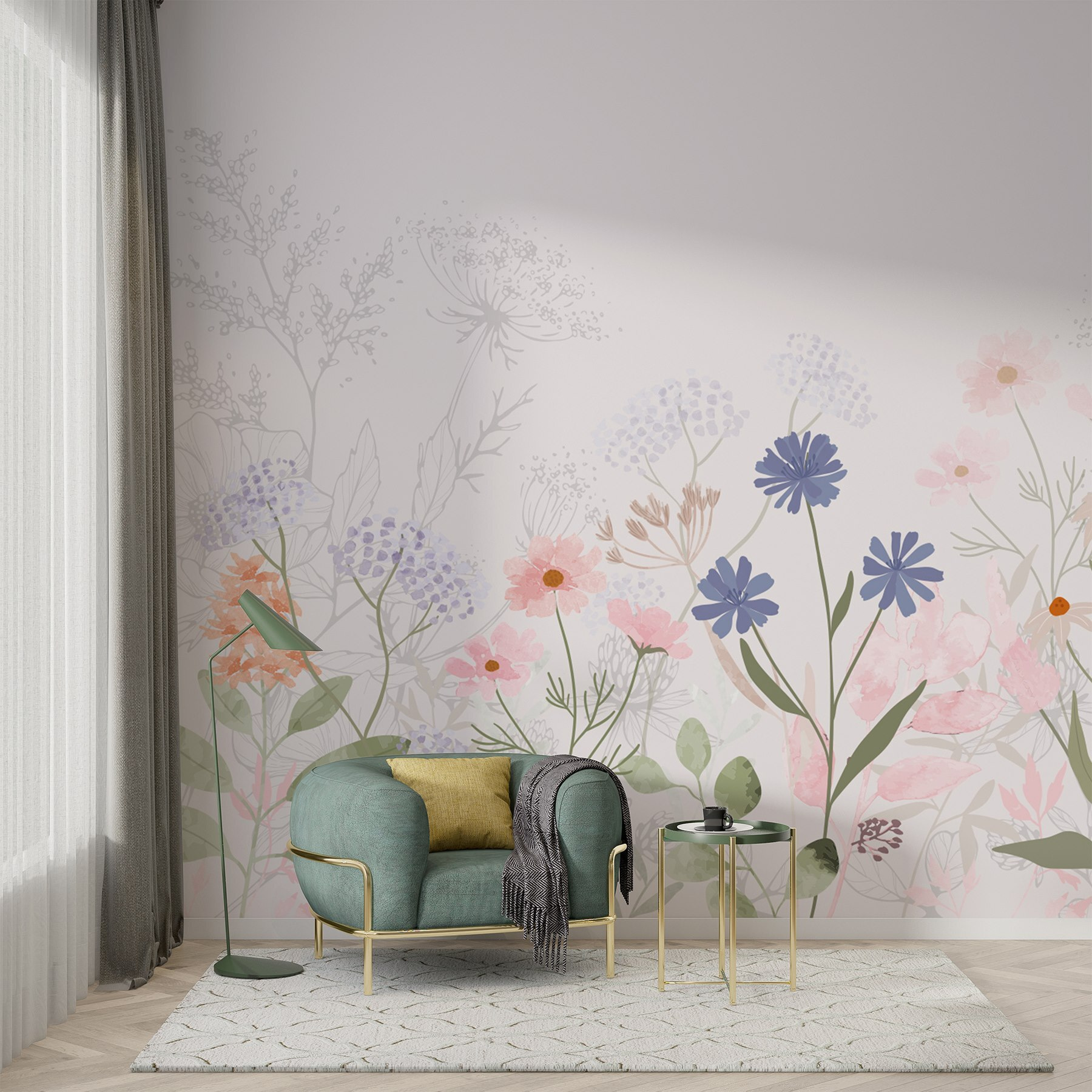 Delicate blooms in soft pastels Delicate blooms in soft pastels