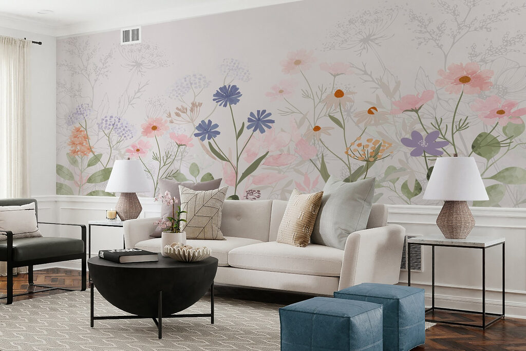 Delicate blooms in soft pastels Delicate blooms in soft pastels