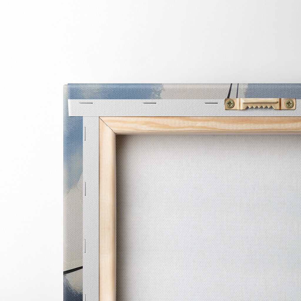 Painting of black yellow and white colors