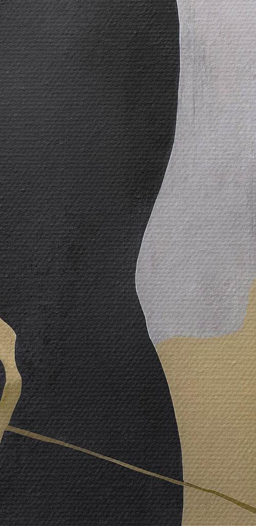 Abstract harmony in contrasting colors