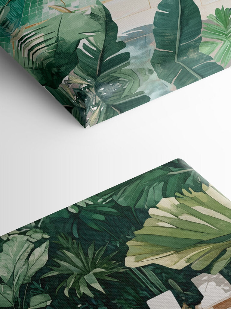 Pool with chairs and trees