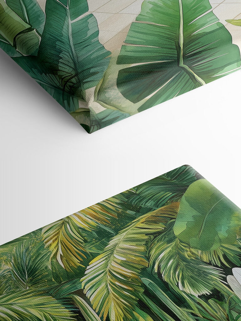 Pool with lounge chairs and surfboards