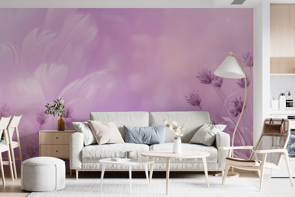 Soft petals in calming hues