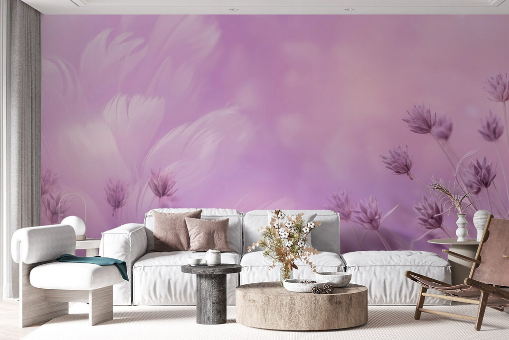 Soft petals in calming hues