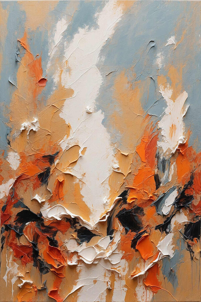 Vibrant colors in abstract expression Vibrant colors in abstract expression