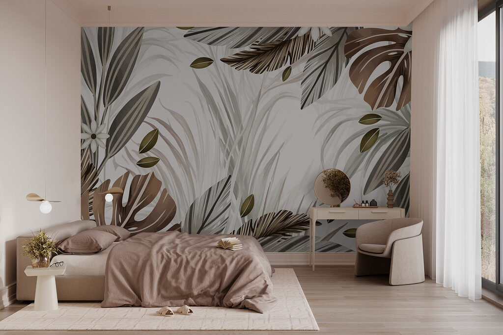 Nature's tranquil leaf arrangement