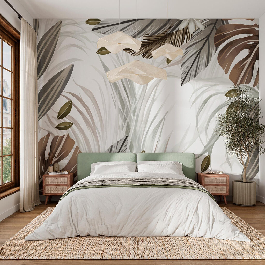 Nature's tranquil leaf arrangement