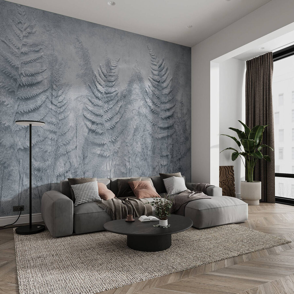 Group of fern leaves