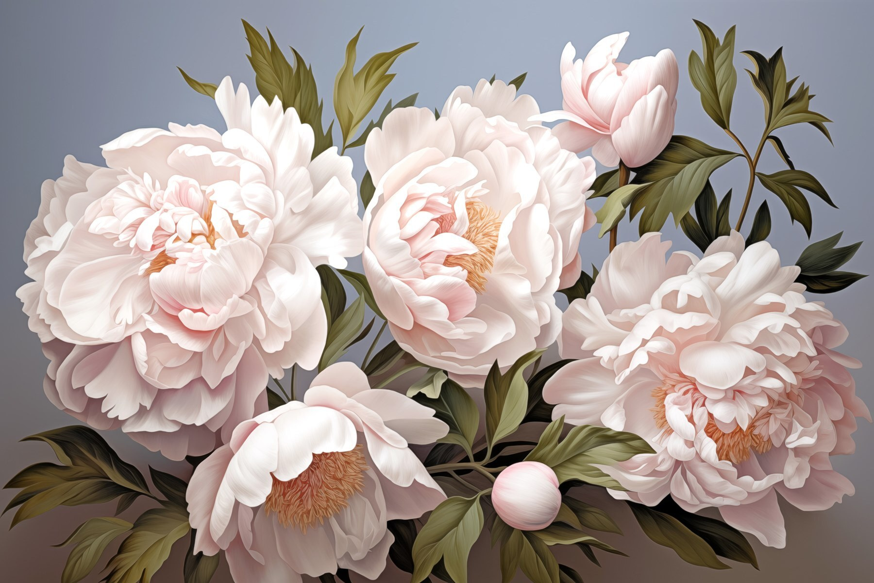 Group of white flowers