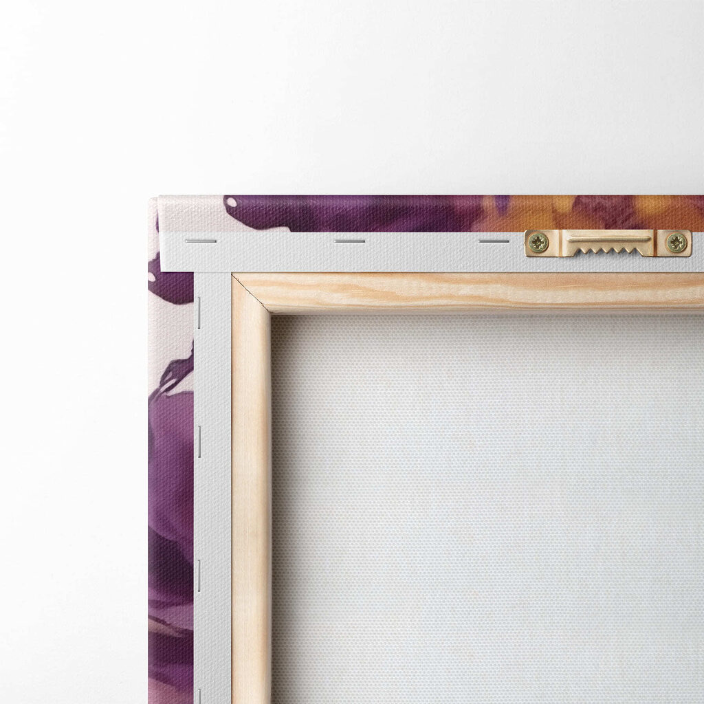 Woman with flowers on her head