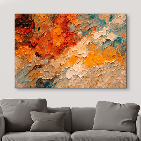 Vibrant colors swirling harmoniously Vibrant colors swirling harmoniously