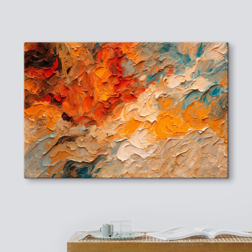 Vibrant colors swirling harmoniously Vibrant colors swirling harmoniously