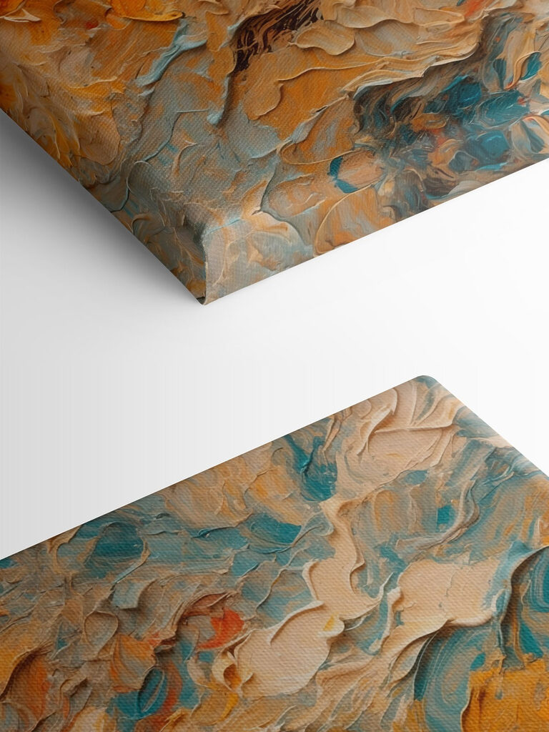 Vibrant colors swirling harmoniously Vibrant colors swirling harmoniously