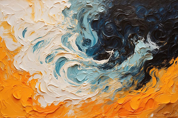 Painting of different colors Painting of different colors