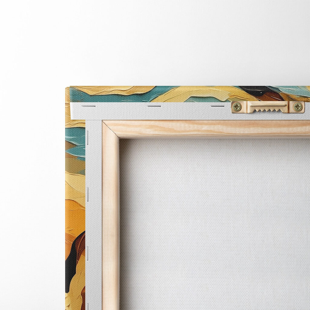 Painting of leaves and plants