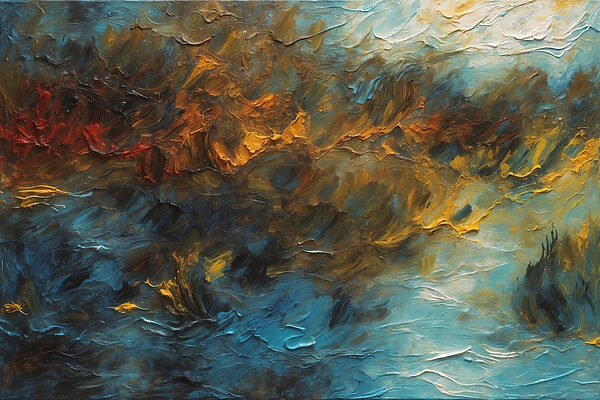 Painting of a cloud of paint Painting of a cloud of paint
