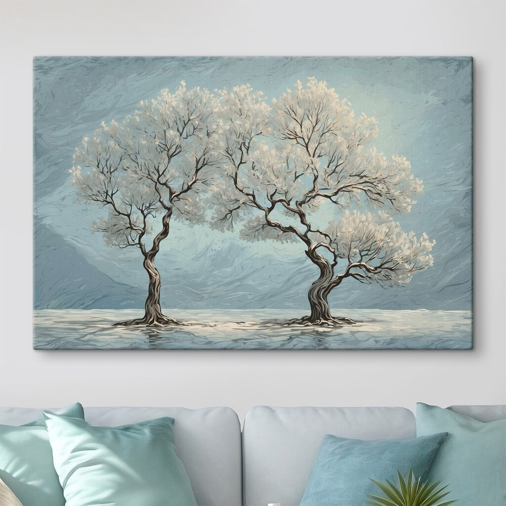 Two trees in the water