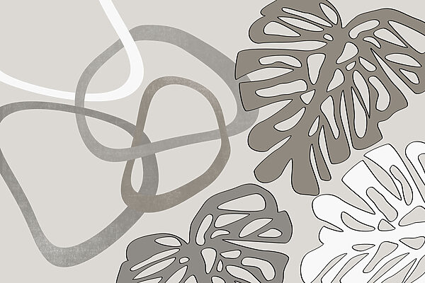 Abstract elegance in neutral tones