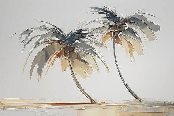 Palm trees on a beach