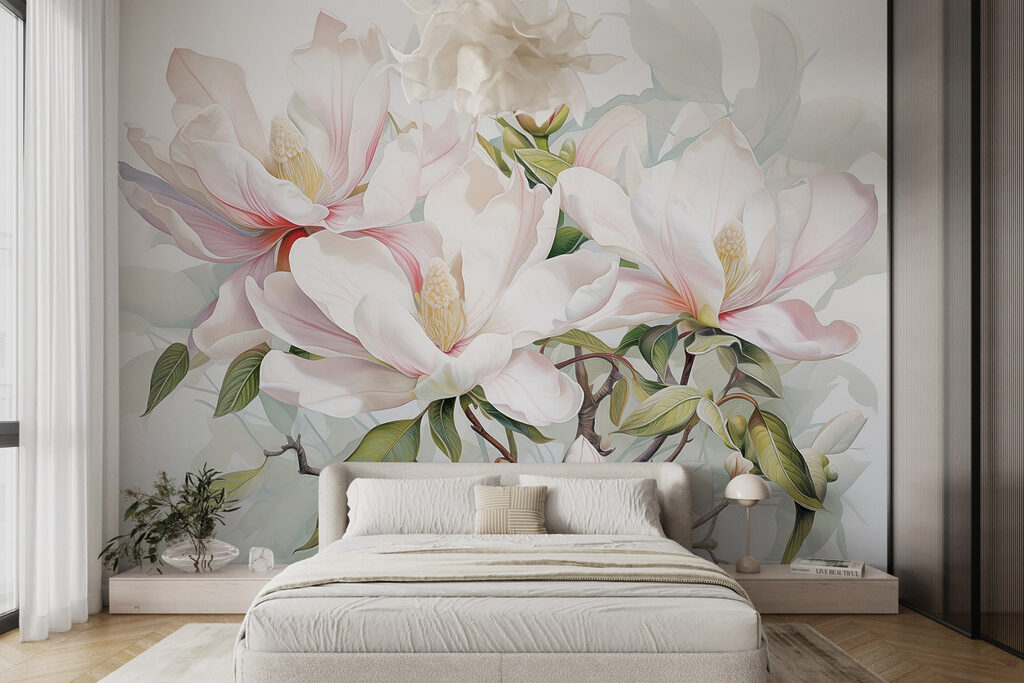 Elegant blooms in soft pastel hues Elegant blooms in soft pastel hues