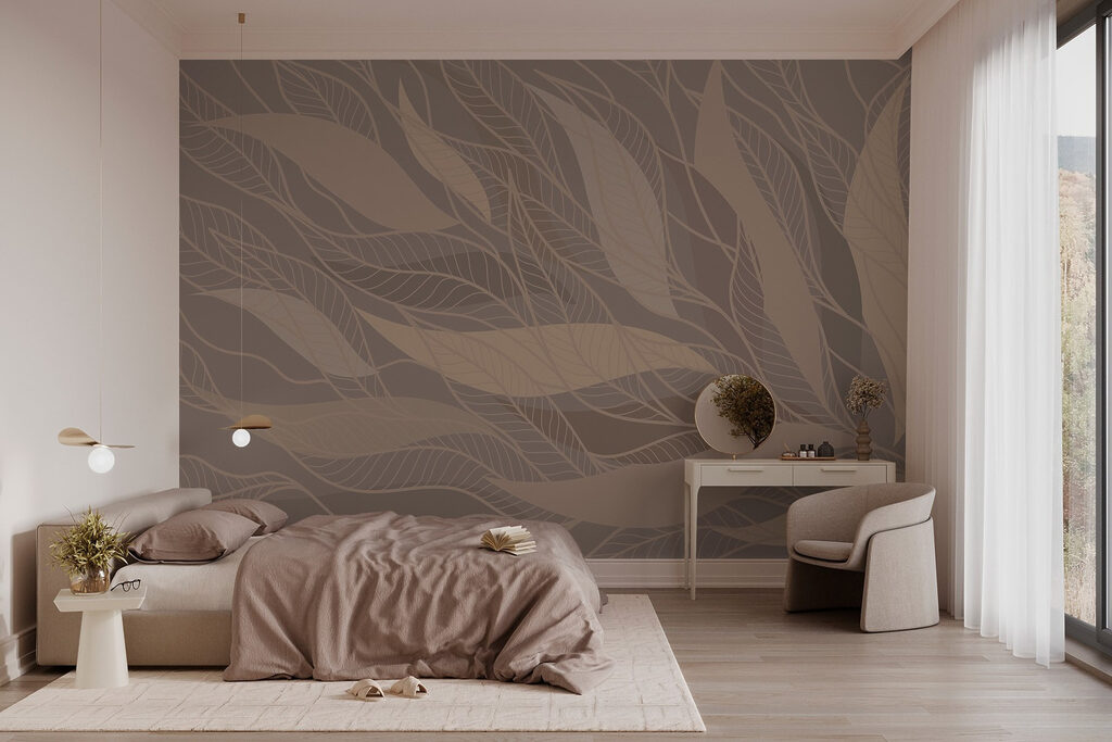 Brown and white pattern