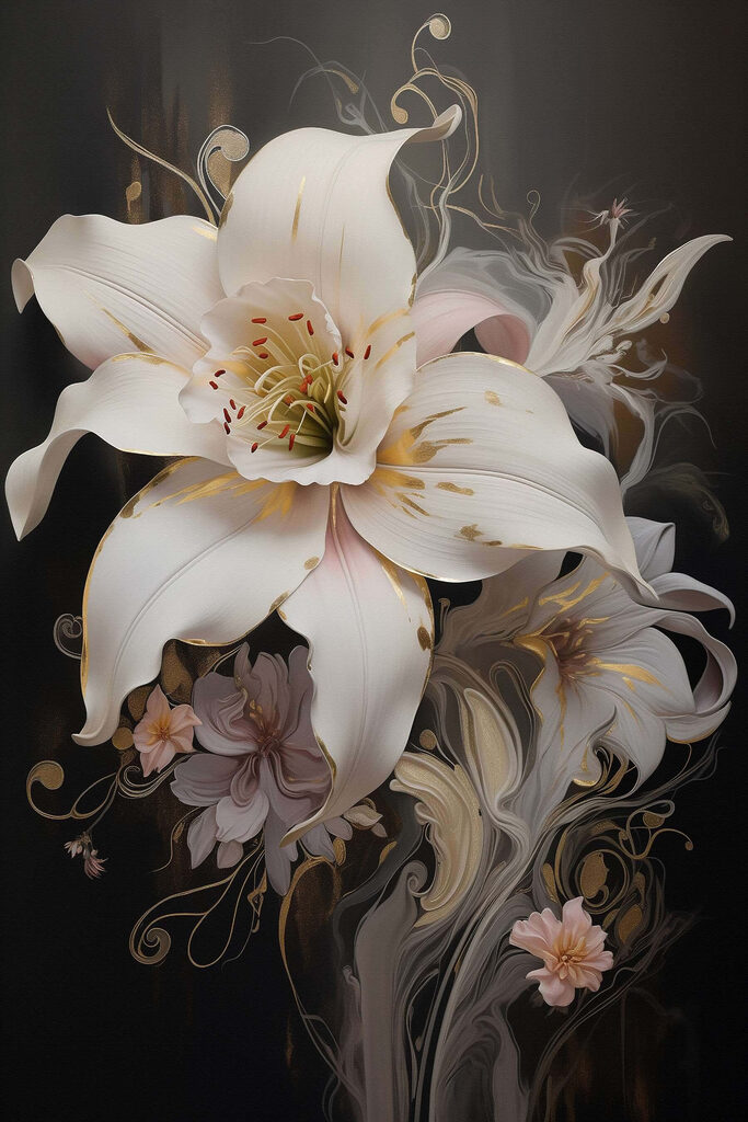 Elegant blooms in soft colors Elegant blooms in soft colors