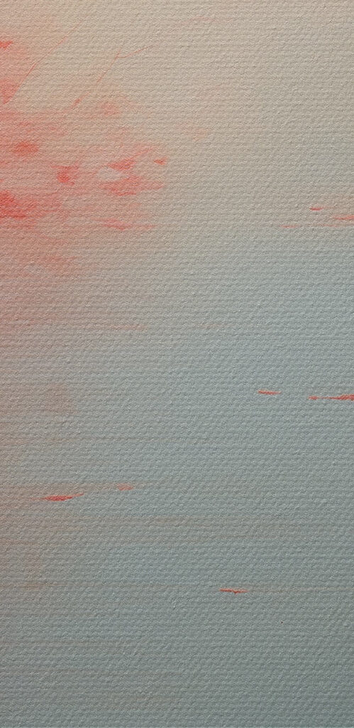 Painting of a boat in water