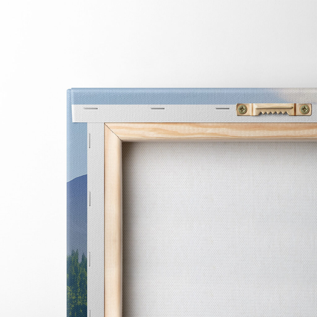 Lake with trees and mountains in the background Lake with trees and mountains in the background