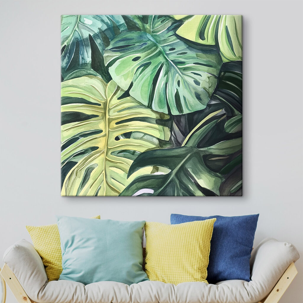Lush foliage in vibrant hues Lush foliage in vibrant hues